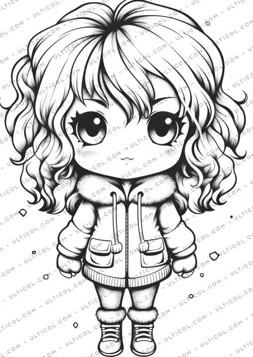 Kawaii Chibi Coloring