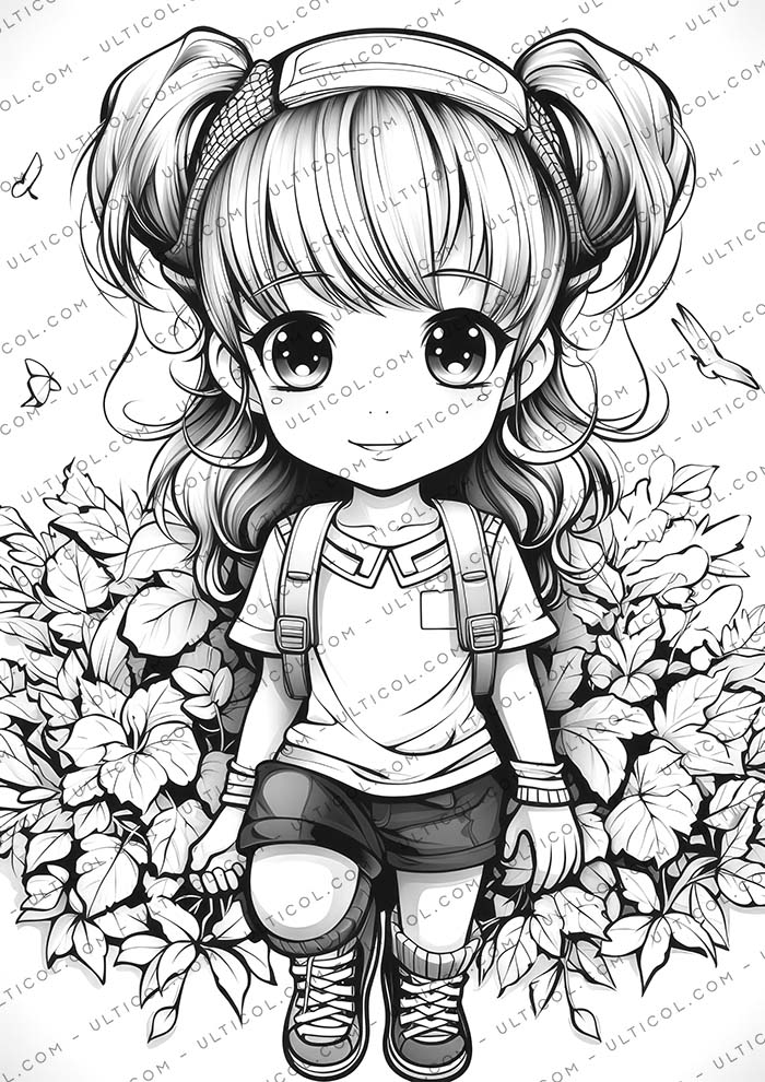 Kawaii Chibi Coloring