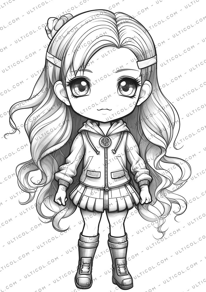 Kawaii Chibi Coloring