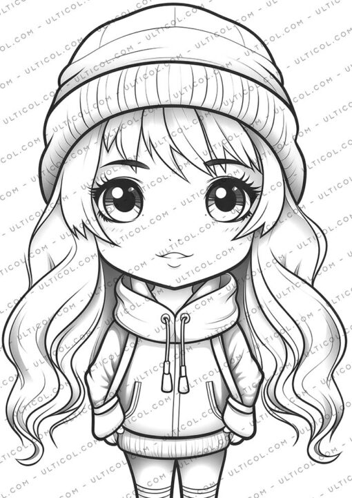 Kawaii Chibi Coloring