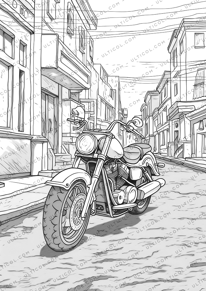 Motorcycle Coloring