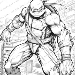 Cowabunga! Unleash Your Inner Ninja with 25 Groovy Grayscale Teenage