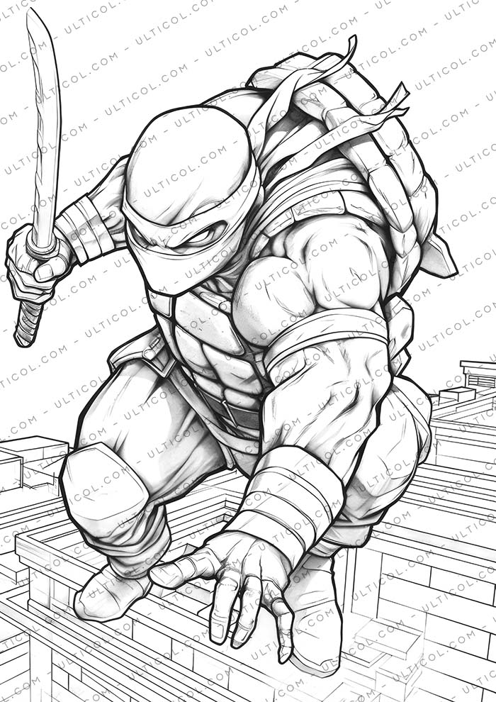 Teenage Mutant Ninja Turtles Coloring