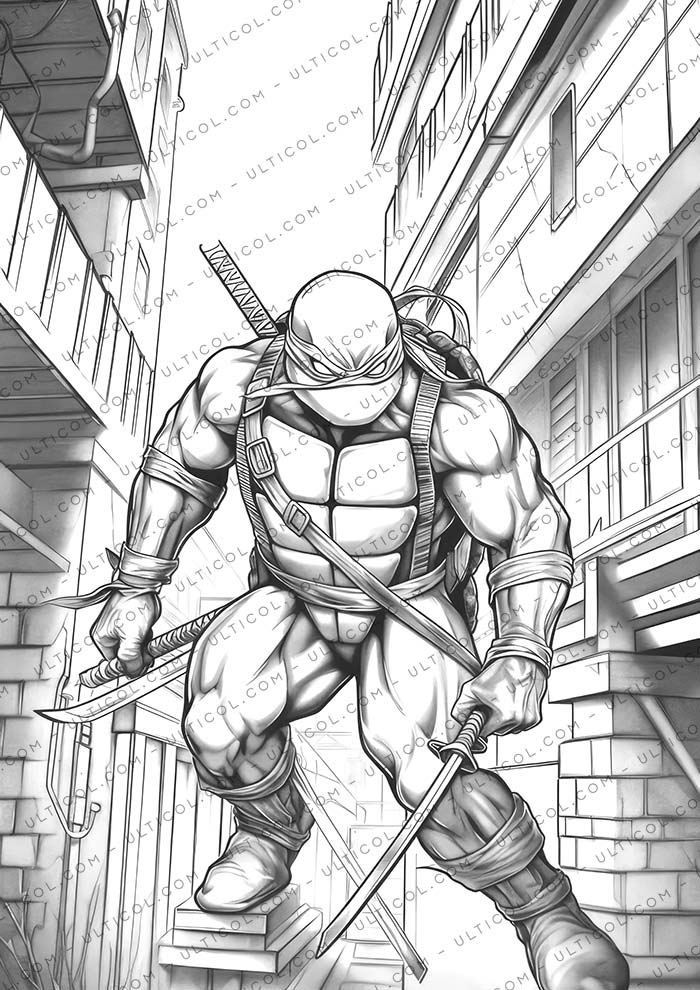 Teenage Mutant Ninja Turtles Coloring