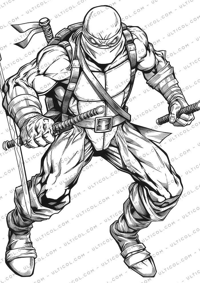 Teenage Mutant Ninja Turtles Coloring