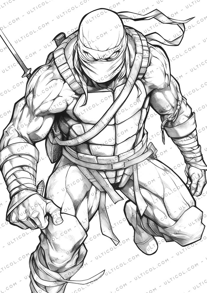 Teenage Mutant Ninja Turtles Coloring