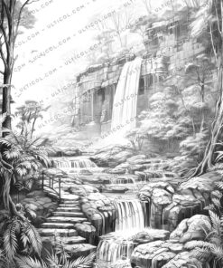Waterfall Coloring