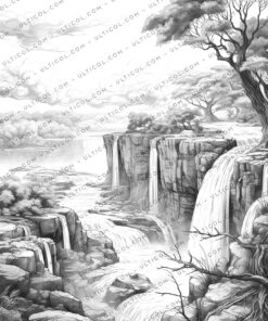 Waterfall Coloring