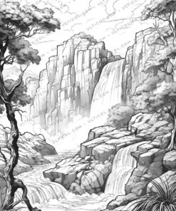 Waterfall Coloring
