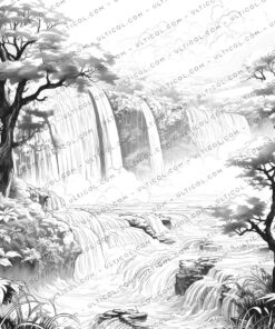 Waterfall Coloring