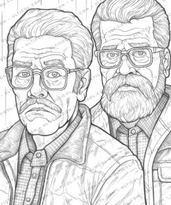 Old People Coloring