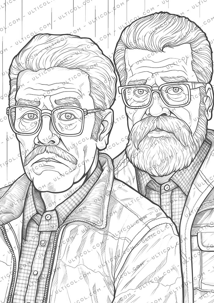 Old People Coloring