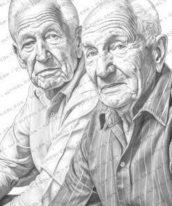 Old People Coloring