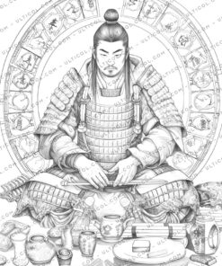 Samurai Coloring