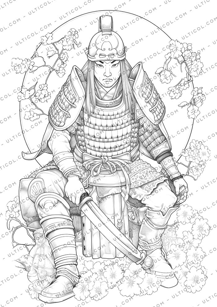 Samurai Coloring