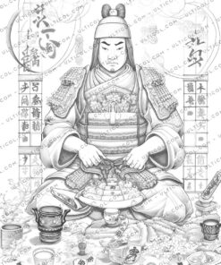 Samurai Coloring