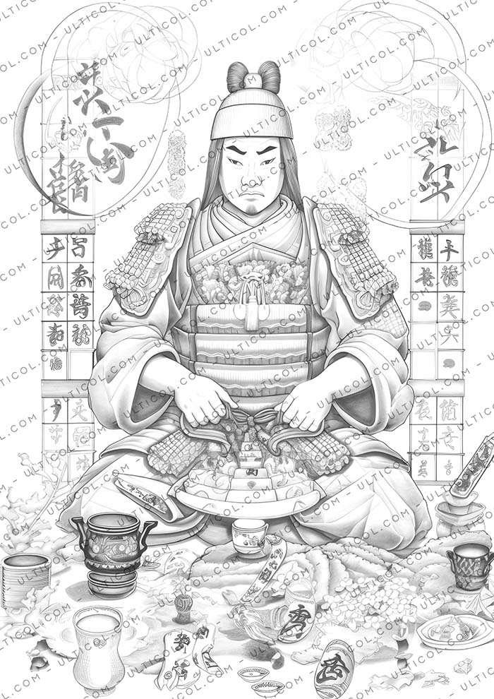 Samurai Coloring