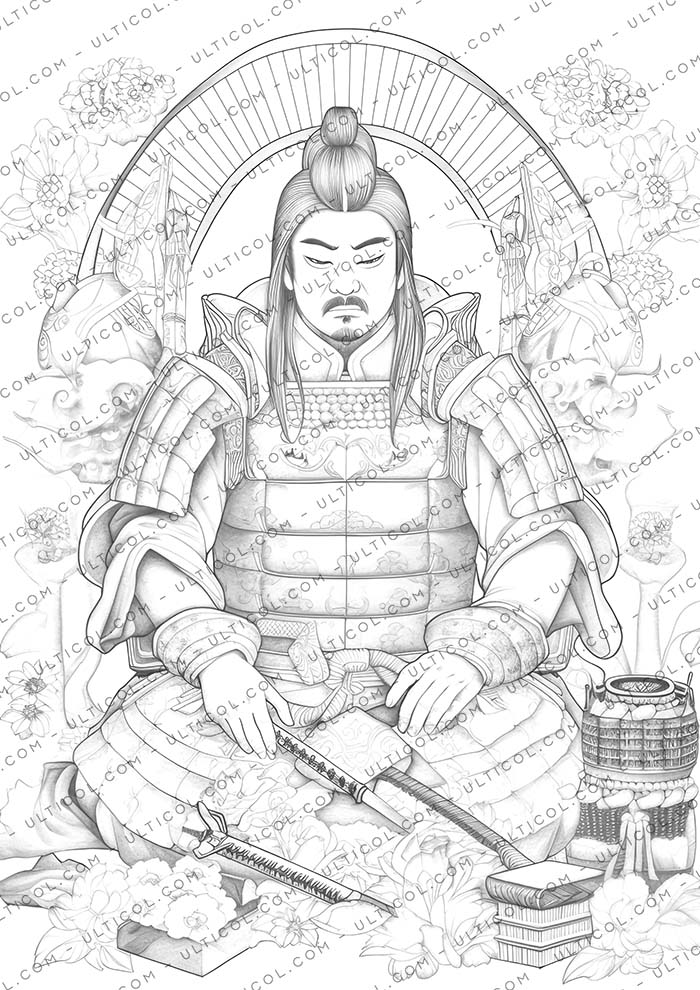 Samurai Coloring