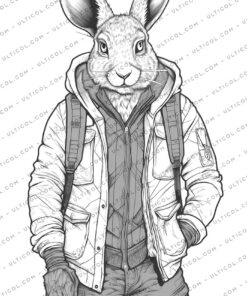Bad bunny Coloring