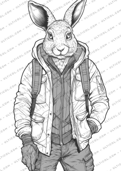 Bad bunny Coloring