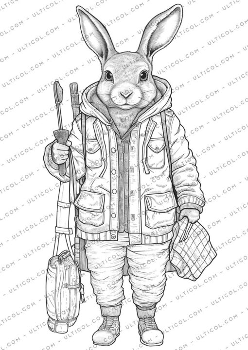 Bad bunny Coloring