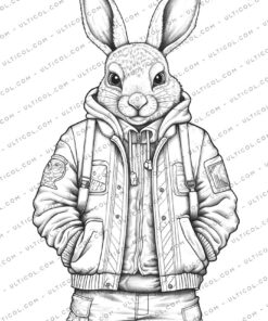 Bad bunny Coloring