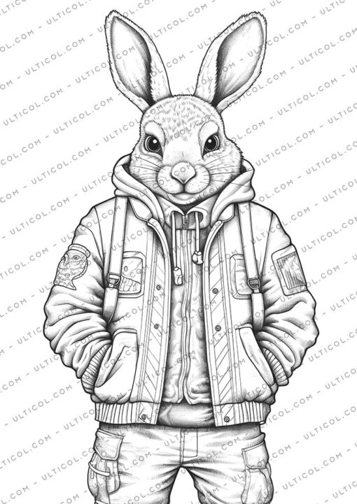 Bad bunny Coloring