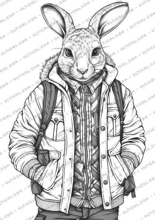 Bad bunny Coloring