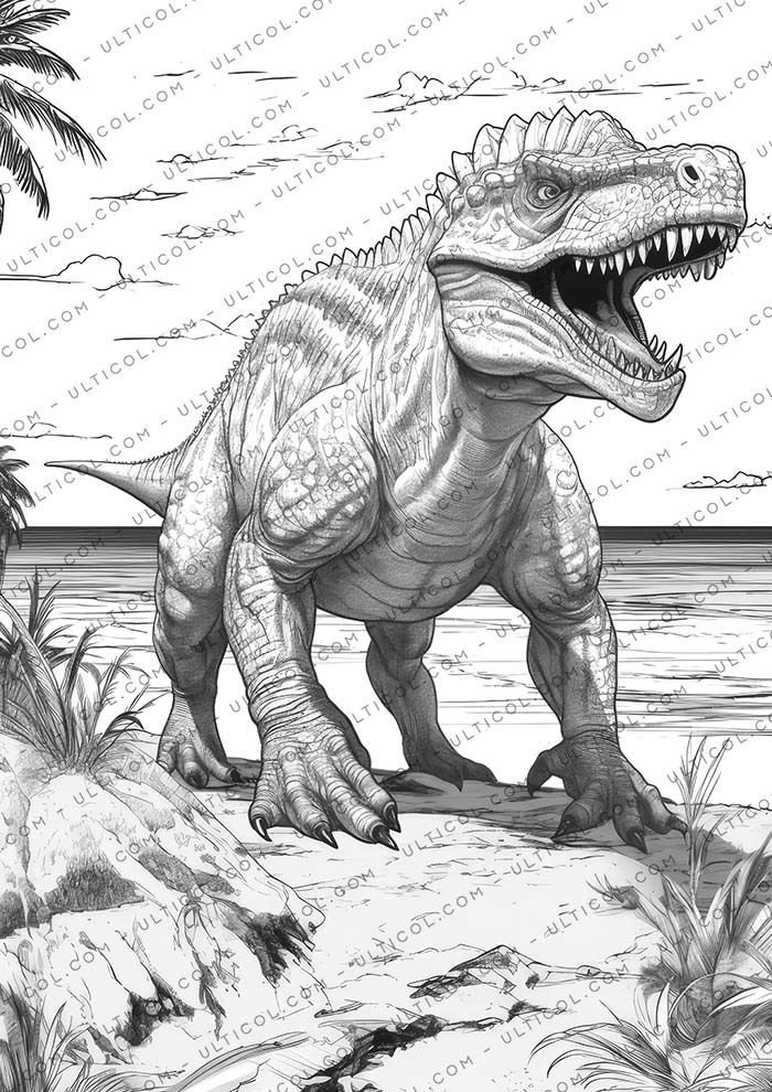 Carnotaurus Coloring