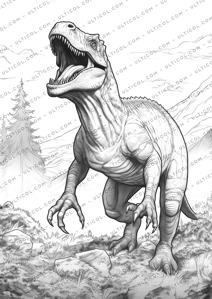 Carnotaurus Coloring