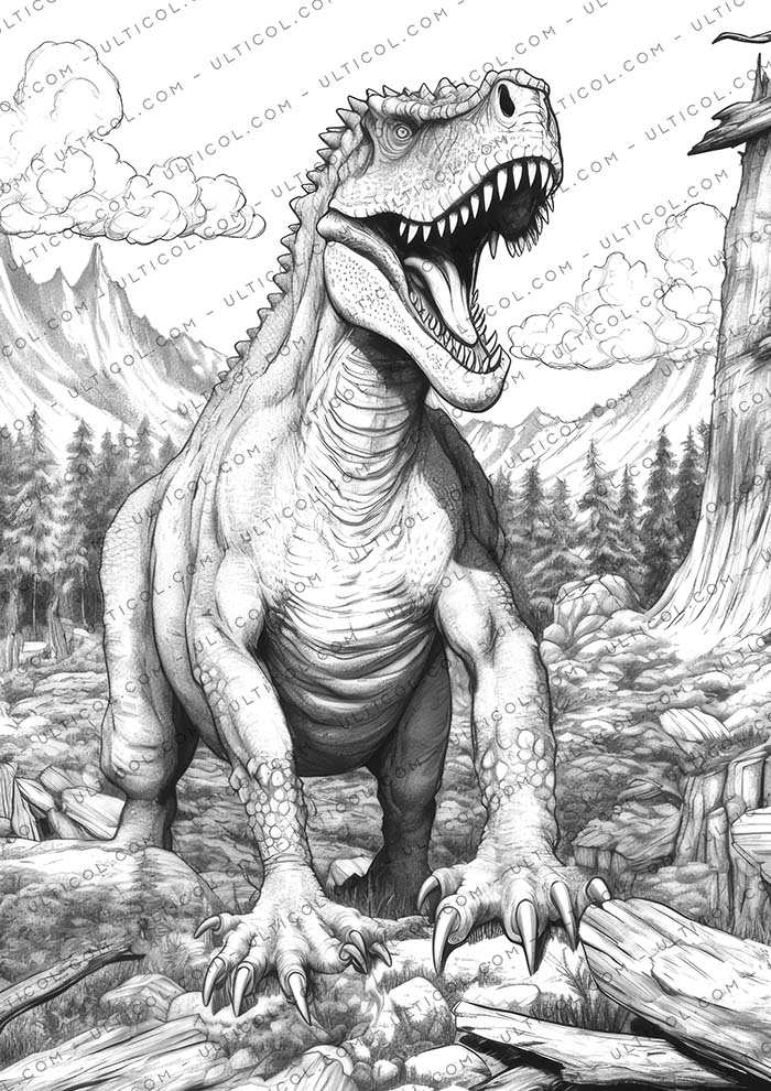 Carnotaurus Coloring