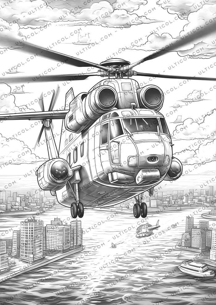 Helicopter Coloring
