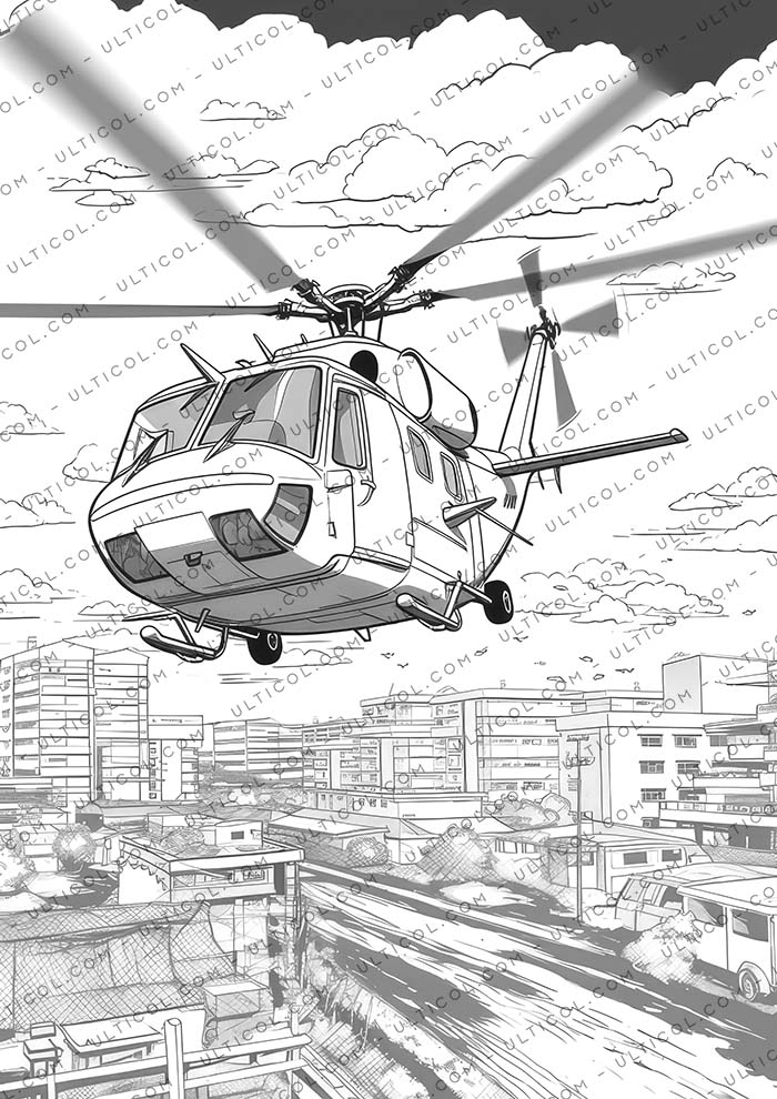 Helicopter Coloring