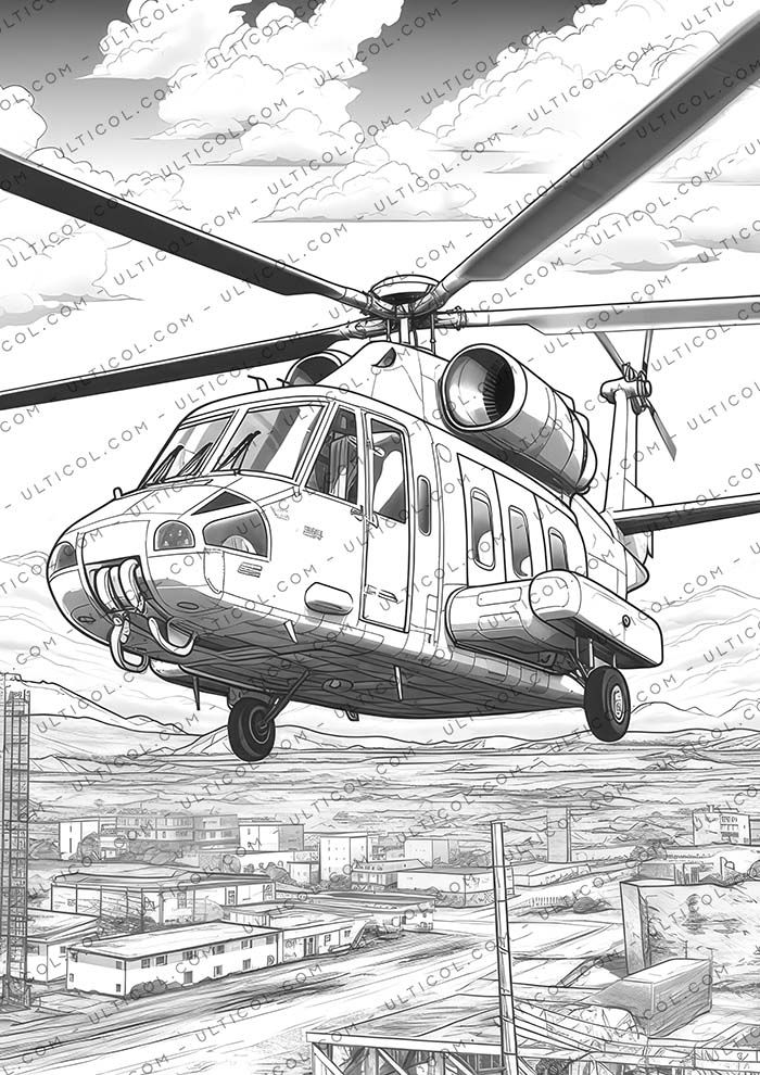 Helicopter Coloring