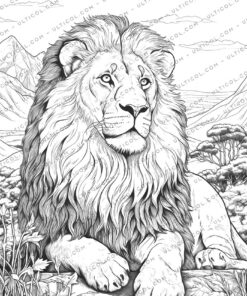 Lion coloring pages