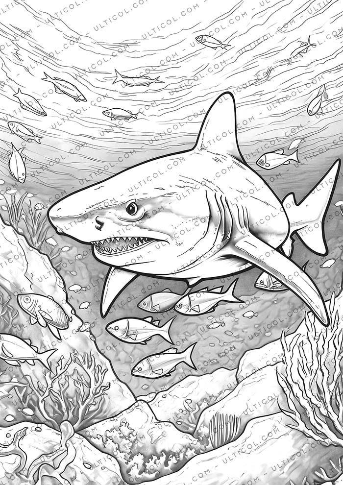 Shark Coloring