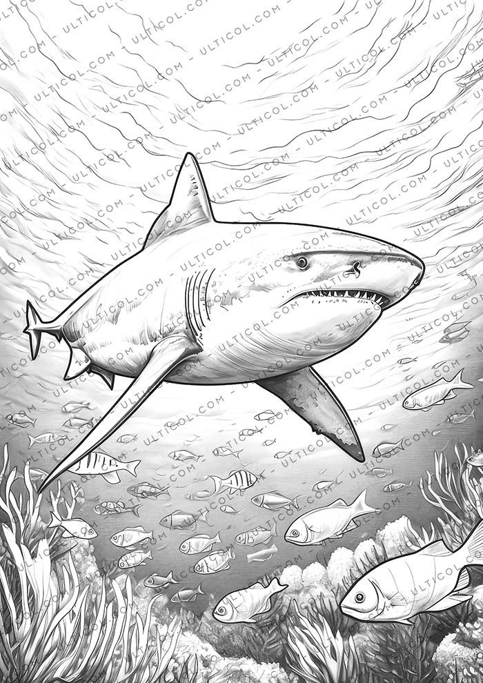 Shark Coloring