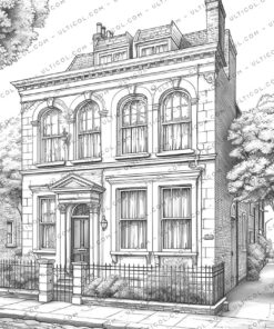 Victorian Mansion Coloring