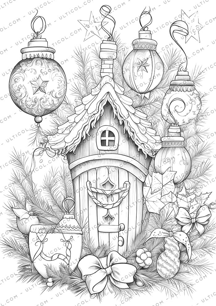 Christmas Decoration Coloring