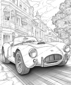 Sports Cars Coloring