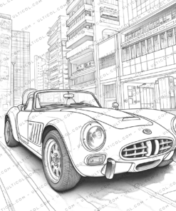 Sports Cars Coloring