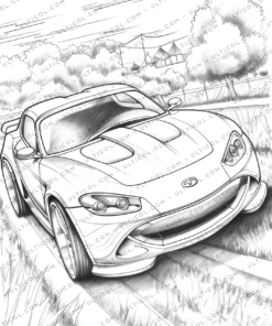 Sports Cars Coloring