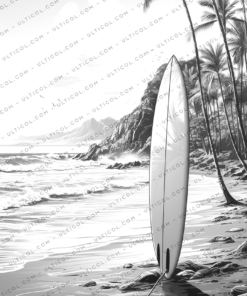 surfboard coloring