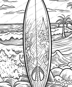 surfboard coloring