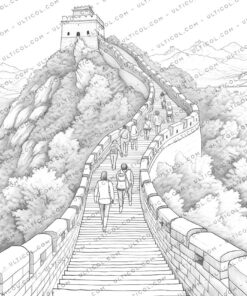 Great Wall of China Coloring