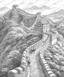 Great Wall of China Coloring