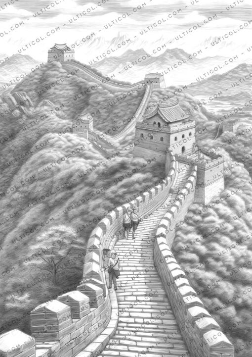 Great Wall of China Coloring