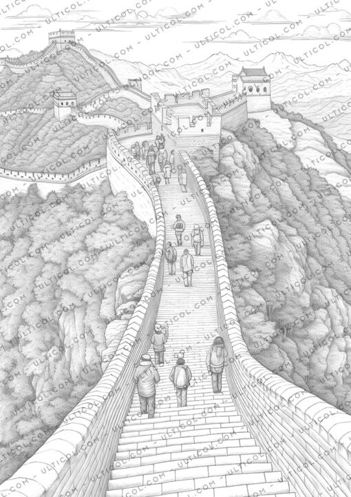Great Wall of China Coloring