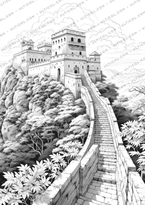 Great Wall of China Coloring