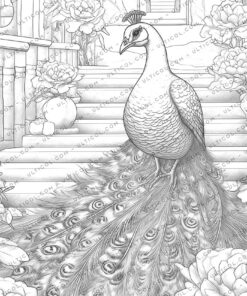 peacock coloring